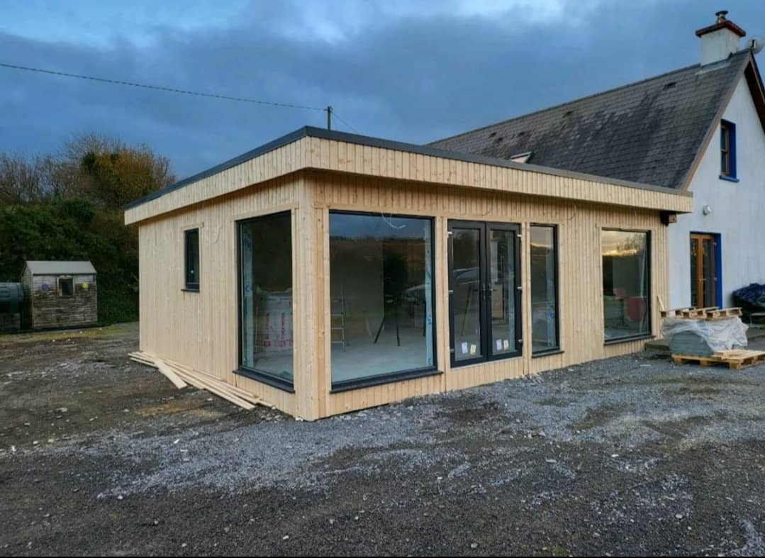 image of timber frame extension